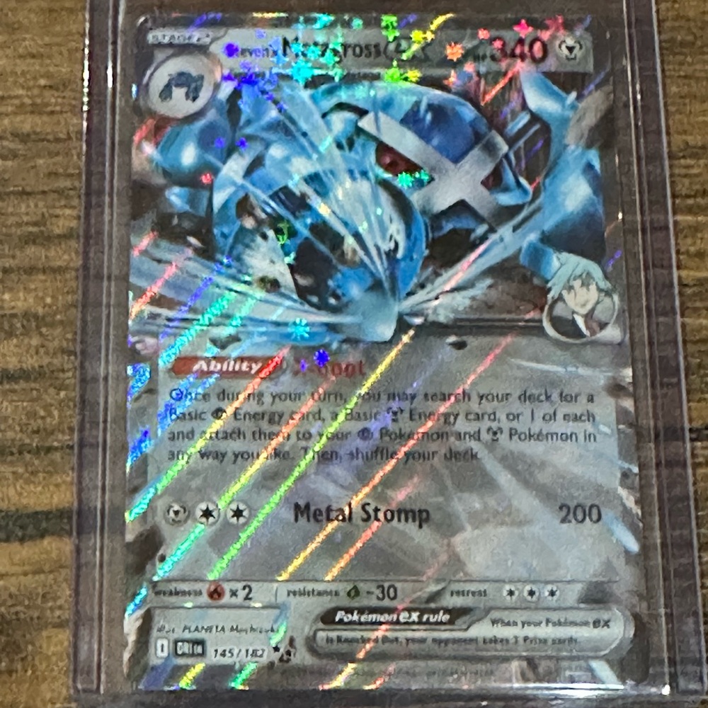 Pokemon Metagross EX Holographic Card